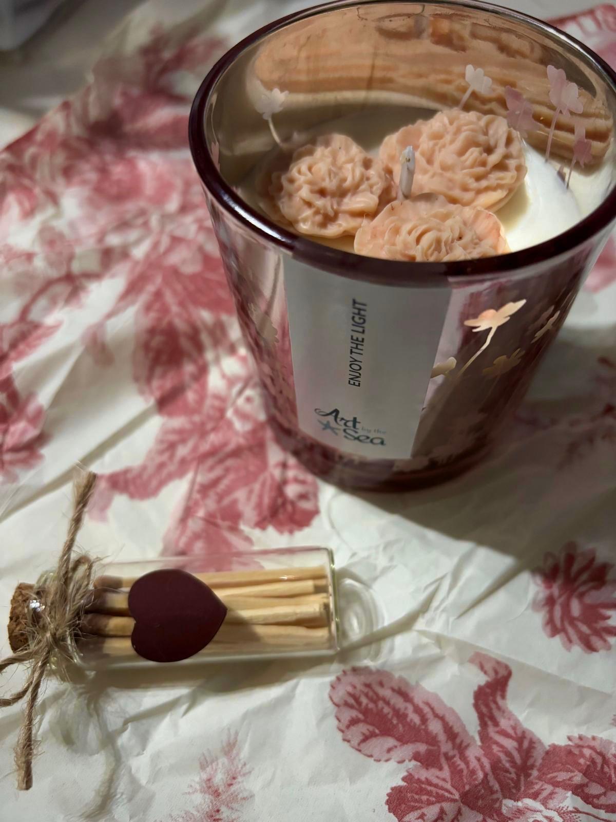 Handcrafted scented candles